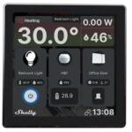 Shelly Panou smart cu touchscreen Shelly Wall Display, Negru, Wi-FI, Bluethooth (3800235262597)