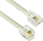 VCOM Кабел за телефон Phone Cord 6P4C/6P4C - CT046-1.5m (CT046-1.5m) - cybertrade