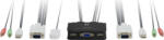 LevelOne Switch KVM LevelOne 2 Porturi VGA USB Audio Negru 0.9m (kvm-0223)