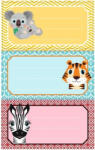 Herlitz Stickere decorative Herlitz Cute Animals 3 foi 8.4x12.1cm (50040278) Decoratiune camera copii