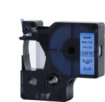 CDRmarket Banda compatibila Dymo 43616 6mm x 7m text negru / fundal albastru (pellabel43616)