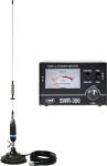 PNI Antena CB PNI S75 75 cm cu fluture magnet 125mm si reflectometru PNI SWR-300 pentru masurare SWR (pni-s75m-r300) Statii radio
