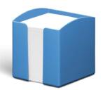 DURABLE Suport pentru carnete, plastic, 100x100 mm, umplut, DURABLE "ECO", albastru 775806 (775806)
