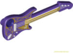 LEGO® Alkatrészek (Pick a Brick) Sötétlila Csillag Mintás Gitár 6114319 (6114319)