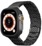 Pitaka Curea Pitaka pentru Apple Watch Ultra 2/Ultra/8/7/6/5/4/3/SE, din Fibra de Carbon, Negru (awb2307) - cel