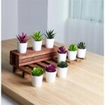 Iris E5675 decor cu flori artificiale într-un vas 6x9cm (E5675)
