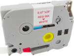 MediaRange Banda etichete MediaRange 12mm 8m rosu pe alb (mrbtz232)