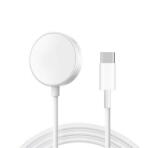 Gigapack Apple Watch Series 10 42mm GIGAPACK Cablu de încărcare Type-C magnetic, 100cm, WHITE GP-182602 (GP-182602)