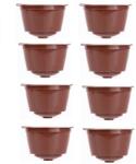  Újratölthető kávékapszula 8db Nescafe Dolce Gusto kávégéphez, barna színben (8dolcekapszula)