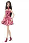Mattel Barbie: Fashionista divatbaba pink párducmintás ruhában
