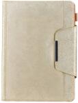  Védőtok iPad 10.2"-hez, Nikcorp, brokát, állvánnyal, arany (NC000383)