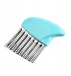  Szeletelő kés, hullámos, ABS/acél, 11, 5x7, 5x10 cm