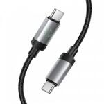 hoco. USB-C - USB-C kábel Hoco X117, 60W, 3A, 1m, fekete