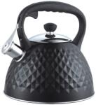 KRISBERG KS-2588 Elektromos vízforraló 3, 0 literes, rozsdamentes acél, fekete (KS-2588) (KS-2588)