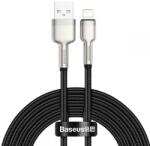 Baseus Cablu de date Baseus Cafule Metal, USB - Lightning, 18W, 2.4A, 2m, Negru