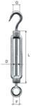 Romsurub Intinzator Carlig - Inel 8mm / 10/11mmx110mm, Romsurub, Mk-srz08 (mk-srz08)