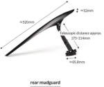 Spyral Sárvédő Eslnf Rear Road 40x5cm Blk