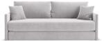 Cosmopolitan Design Világosszürke bársony kinyitható kanapé 209 cm Shannon - Cosmopolitan Design