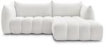Bobochic Paris Fehér buklé sarokkanapé (jobb oldali-heverő résszel) Azra - Bobochic Paris