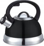 KRISBERG Acél gázforraló 2, 5L indukcióval, fekete (KS-2587) (KS-2587)