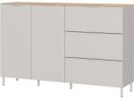 Germania Krémszínű matt komód 151x98x40 cm Savoca - Germania