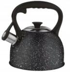 KRISBERG Rozsdamentes acél vízforraló 2, 5L, indukciókompatibilis, fekete (KS-2593) (KS-2593)