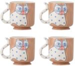 Bloomingville Világosbarna bögre szett 4 db-os Missy - Bloomingville