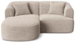 Cosmopolitan Design Светлокафяв ъглов диван от рипсено кадифе (ляв ъгъл) Campi - Cosmopolitan Design (COS_LC_S_266_F1_CAMPI1)