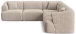 Cosmopolitan Design Светлокафяв ъглов диван от рипсено кадифе Campi - Cosmopolitan Design (COS_COR_266_F1_CAMPI1)
