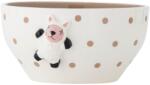 Bloomingville Mini Бяла/кафява глинена детска купичка ø 14 cm Dolly - Bloomingville Mini (82061697)