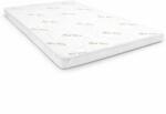Pucioasa Topper saltea 2in1 110x200 cm Aloe Vera 3, 5 cm impermeabil, husa detasabila