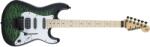 Jackson X Series Signature Adrian Smith SDXQM Transparent Green Burst