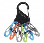 Nite Ize Kulcstartó karabiner Nite Ize Plastic S-Biner KeyRack Locker (094664037168)
