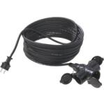 Bachmann 343.174 Áram Hosszabbítókábel 16 A Fekete 5.00 m H05VV-F 3G 1, 5 mm2 (19.07. 0562) (19.07.0562)