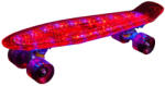 YongXing Penny Board gördeszka LED világítással piros 57 cm (131706) (131706)