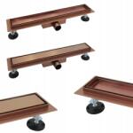 Bw-Tech Réz Lineáris Lefolyó 90 CM 2in1 Alacsony Széles Sárgaréz Szifon (LM04900)