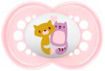 MAM Original szilikon játszó-, és nyugtatócumi, 6 hó+ - Rózsaszín cica