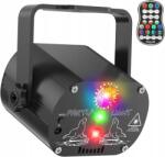  Távirányítós Disco Projektor Disco Gömb Reflektor Lézer Rgb Party Fény (KH8233)