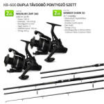 Nevis Dupla távdobó pontyozó szett 2x 1226-363+ 2x 2547-450 (KB-600)