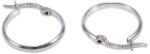 Ékszershop Sima fehérarany karika fülbevaló (1334572)