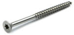  Süllyesztett fejű faforgácslap csavar 6, 0x80mm A2 rozsdamentes TORX-20 részmenetes