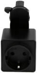 LED line 230V socket for LUMICANTO busbar black PRIME (LL-211667)