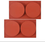  Insert szilikon forma, kör, 13, 5cm, 2db