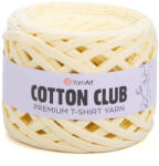 YARNART Cotton club minőségi, prémium pólófonal 7321 - Világos sárga