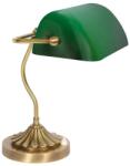 Fratelli GDI 1849 Lampa de birou din alama si sticla verde Banker (GDI-LM-3003)
