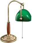 Fratelli GDI 1849 Lampa de birou din alama si lemn Banker Heritage (GDI-LM-1201A)