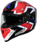 ORIGINE Casca moto integrala cu ochelari, Origine Strada Speddy, culoare negru rosu lucios, marime XS (2030140171013XS) - mxenduro