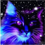 NORIMPEX - Puzzle Tablou Diamant: Constelația pisicii 30x40cm - 1 - 39 piese
