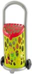 Smoby Carucior de jucarie Ecoiffier Chef Marktwagen, cu 7 accesorii, roti si capac (977)