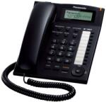 Panasonic Telefon fix Panasonic KX-TS880EXB, cu functie hands-free, ecran LCD, negru (KX-TS880EXW)